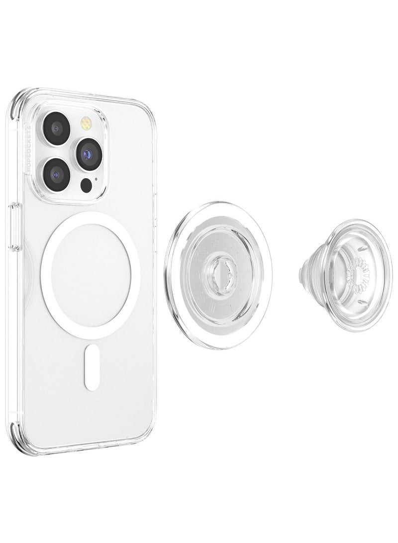 general Mobile phone grip compatible with MagSafe, MagSafe adapter ring included, mobile phone holder, wireless charging compatible - Image 4