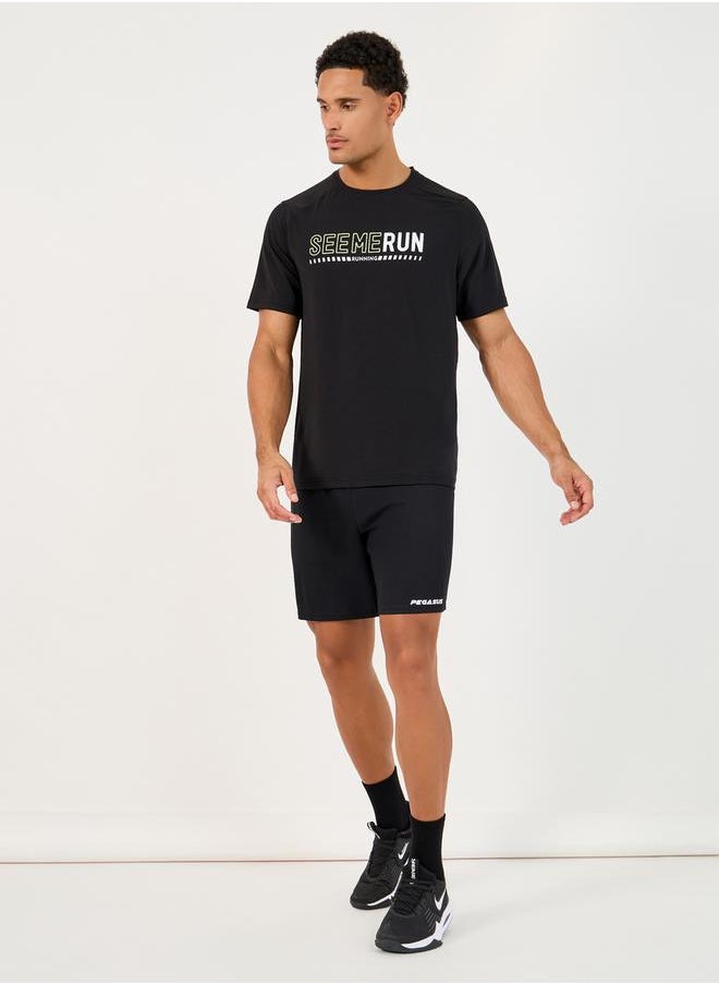 Minimal Text Print Mesh Running Shorts with Drawstring Waist - pzsku/ZEDE6FADA7F6A39391991Z/45/_/1735287445/f1d6e29a-d12e-4b10-acc0-f963449c72b0