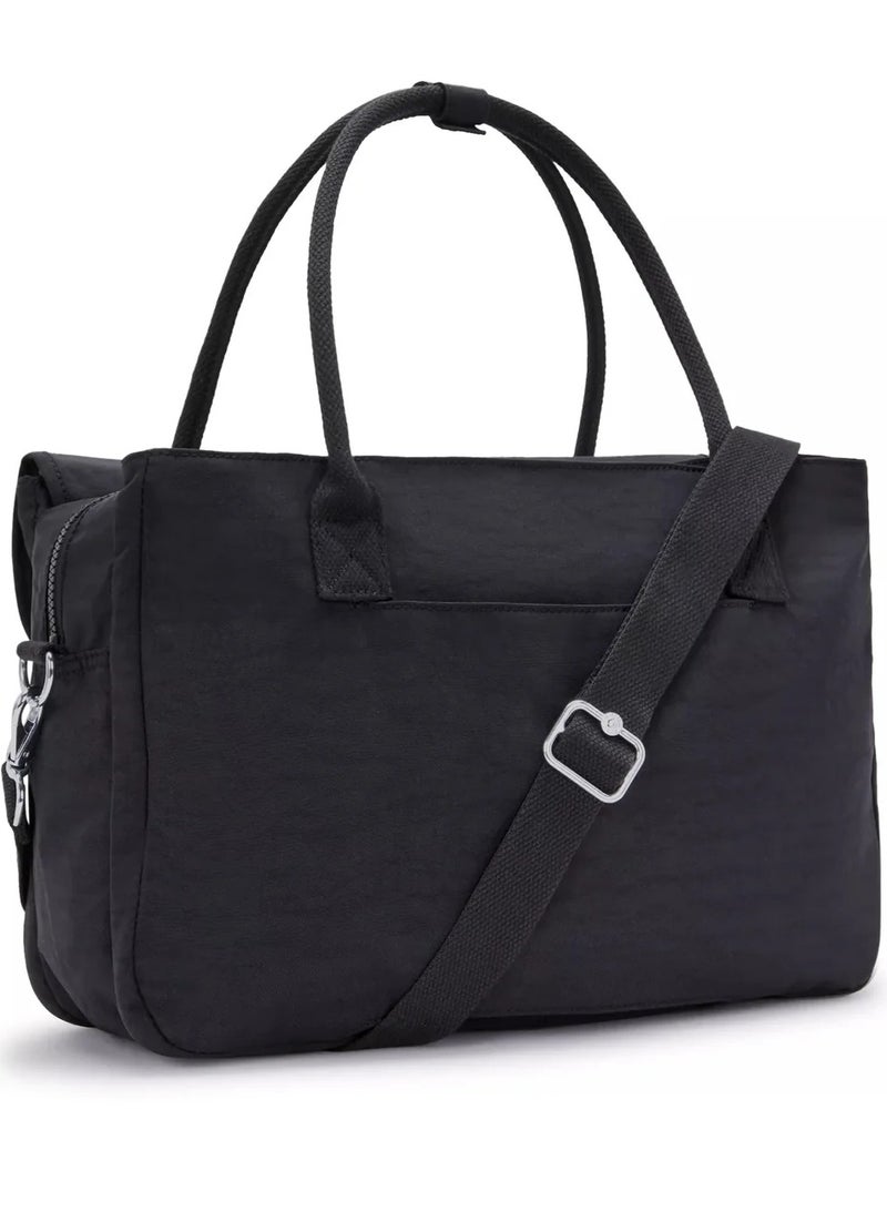 kipling Superworker S Female Small Working Bag (With Removable Shoulderstrap) - Black Noir - Image 2