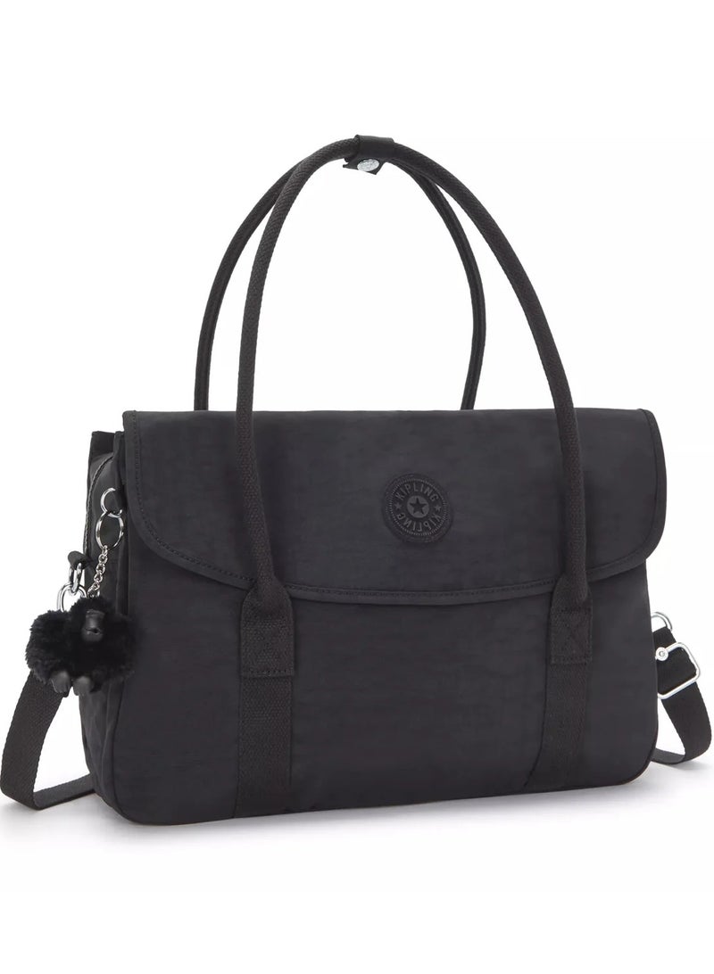 kipling Superworker S Female Small Working Bag (With Removable Shoulderstrap) - Black Noir - Image 5