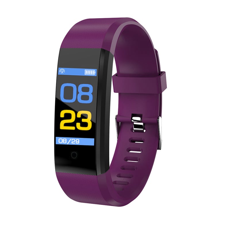 Fitness Tracker 0.96Inch TFT Screen Easy To See Smart Bracelet - Classical Dial Design Heart Rate Monitor for Outdoor Sports & Daily Use - Image 1