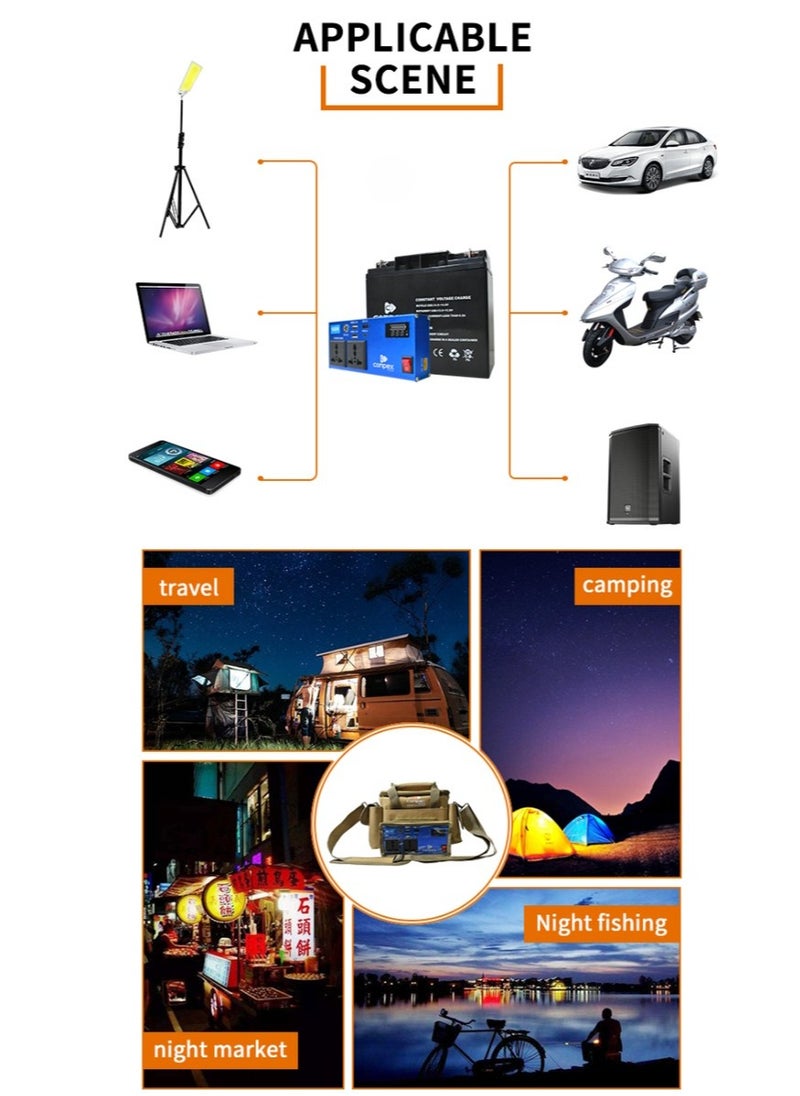 Emergency Power Multifunctional Mobile Battery Power Bank Equipped with Adjustable Voltage Regulator. Suitable for outdoor family function.  - Image 4