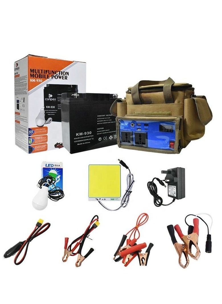 Emergency Power Multifunctional Mobile Battery Power Bank Equipped with Adjustable Voltage Regulator. Suitable for outdoor family function.  - Image 3