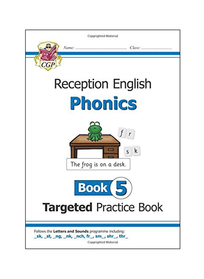 Reception English Phonics: A Frog Is On Desk