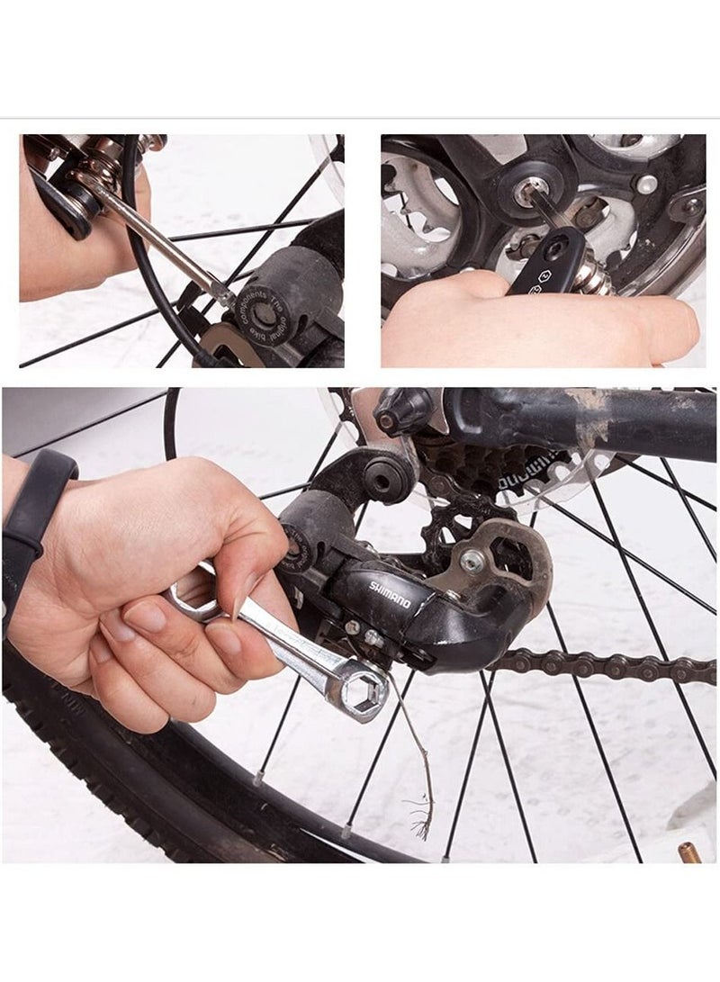 Sahoo Bicycle Bike Cycling Repair Tools Cycle Maintenance Kit Set with Pouch Pump  - Image 3