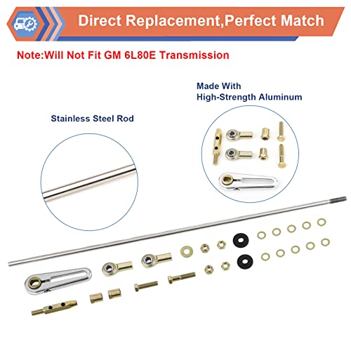 ZONFANT Upgrade Adjustable Transmission Column Shift Linkage Kit Compatible With GM TH-200 200-4R TH-350 TH-400 4L60 4L60E 4L80E 700-R4 Transmission - Image 4