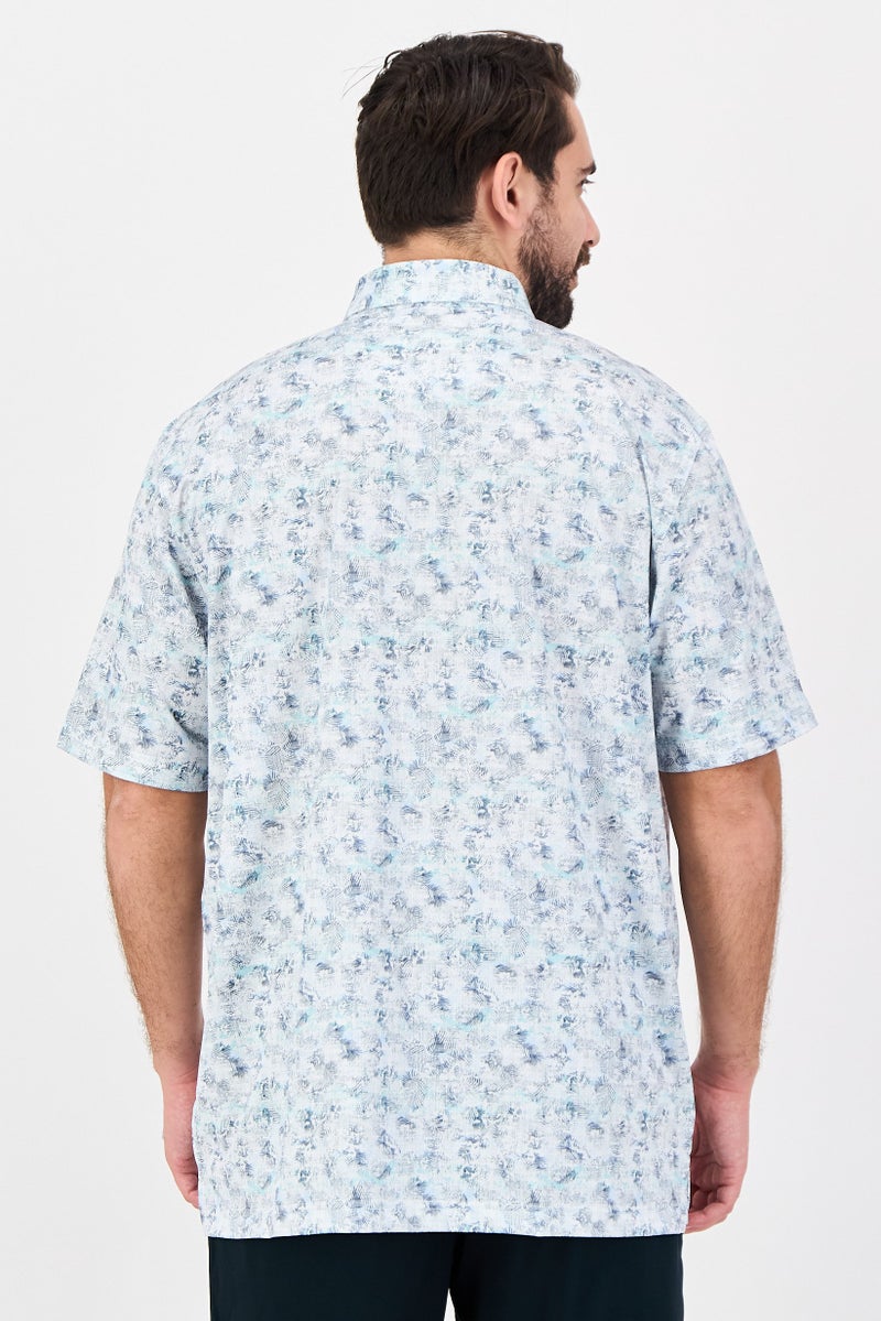 Greg Norman Men Sportswear Fit Short Sleeve Outdoor Polo Shirt, Multicolor - Image 3