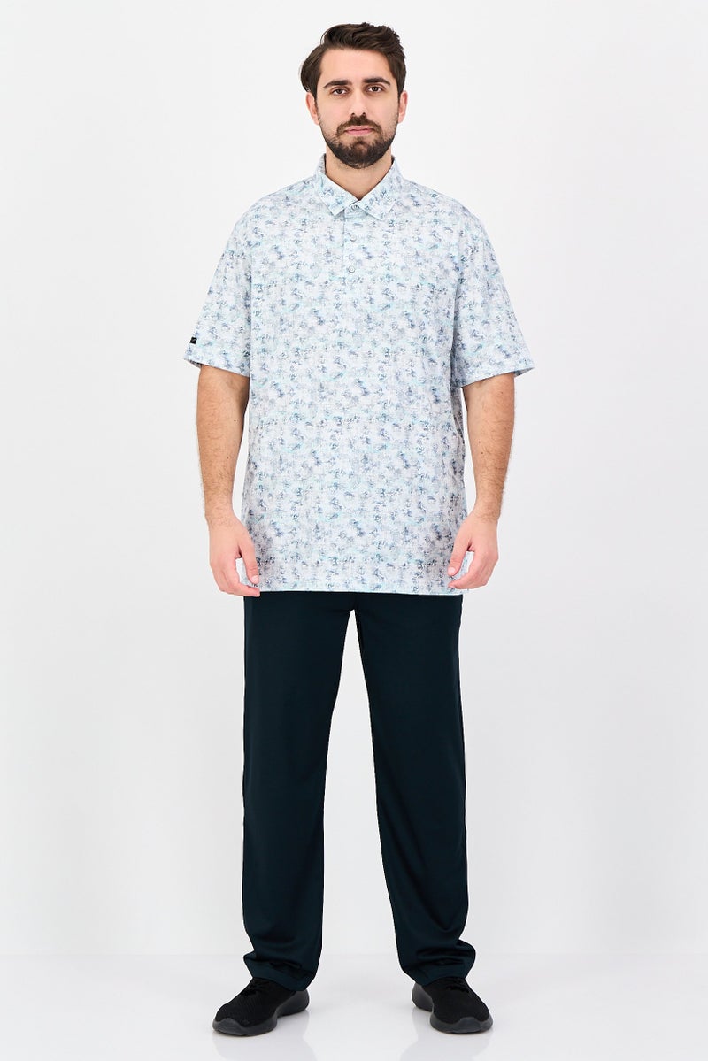 Greg Norman Men Sportswear Fit Short Sleeve Outdoor Polo Shirt, Multicolor - Image 4