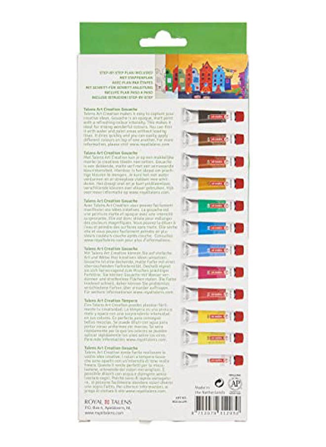 Talens - Set Of 12 Pieces Art Creation Gouache - Image 1
