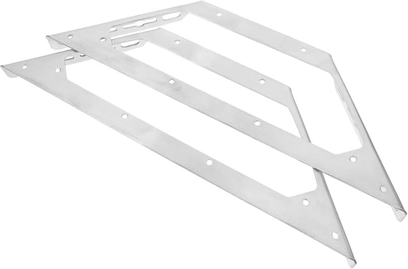 Heavy Duty Stainless Steel Corner Brackets 38 40X11 80X3 00CM For Furniture Drawers Cabinets Tables Chairs - Image 2