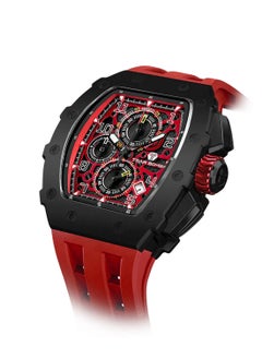 TSAR BOMBA Men's Elemental Series Calendar Version Red Band Watch TB8204Q-37  - Image 2