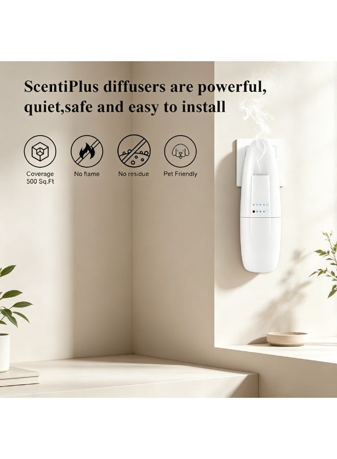 Plug in Scent Diffuser, Waterless Essential Oil Diffuser, Portable Fragrance Diffuser with Cold-Air Diffusion Tech for Large Room,Cover Up to 500 Sq. Ft., Hotel Collection Diffuser,Aromatherapy Diffusers for Home, Office - Image 4