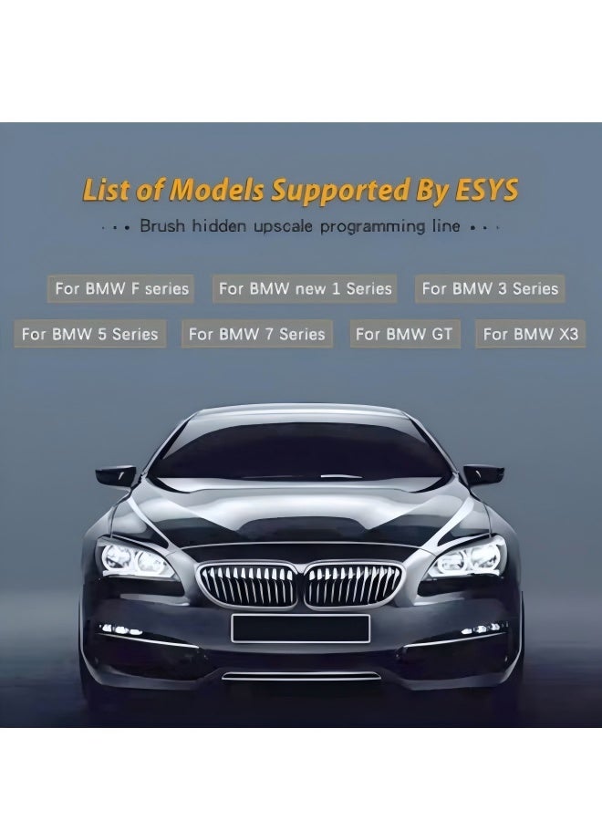 محول ENET OBD2 مع كابل إيثرنت RJ45 متوافق مع I-COM E-SYS و E-SYS ICOM لسيارات BMW، كابل ENET، برمجة وتشخيص أعطال سلسلة F مع كابل إيثرنت - Image 5