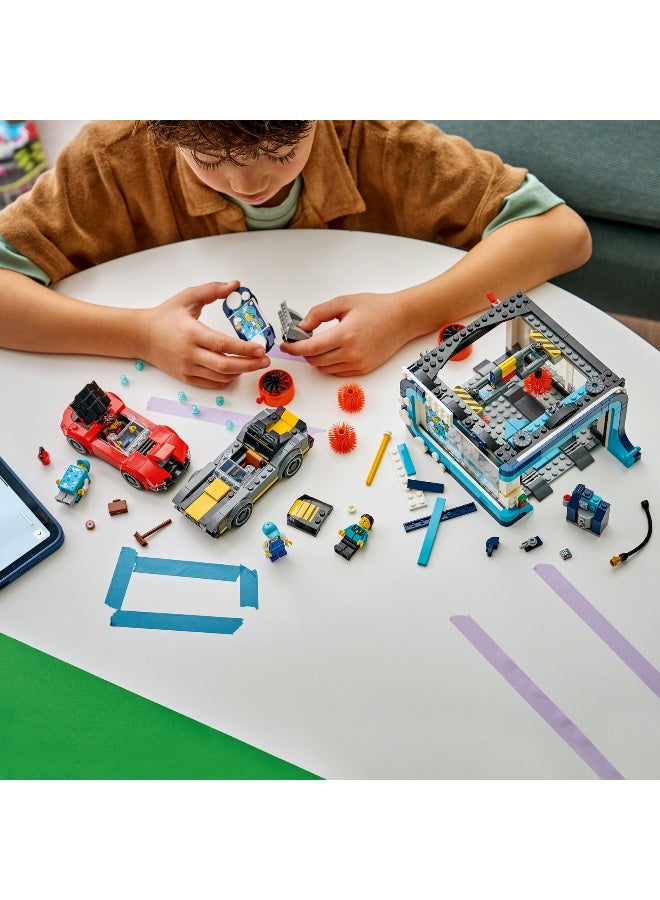 LEGO City Drive-Through Car Wash 60497 Building Toy Set (693 Pieces) - Image 4
