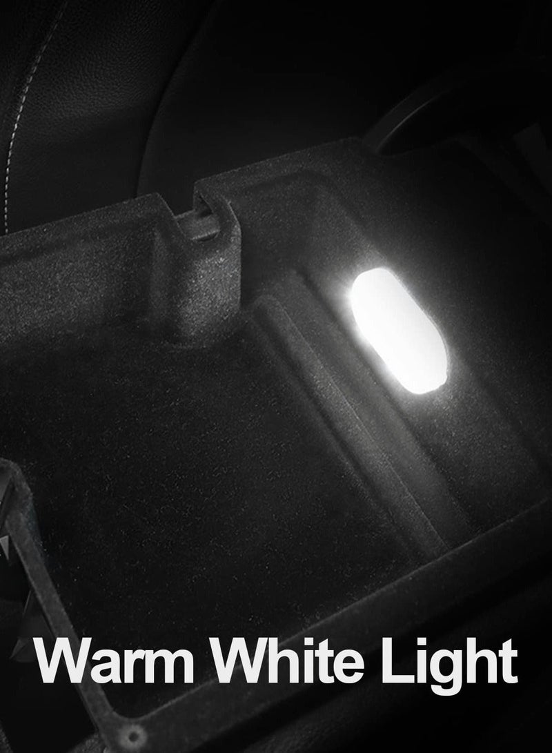 MUNTAQI Car LED Lights Interior Portable Small Incar LED Touch Lights with 6 Bright LED Lamp Beads - Image 3