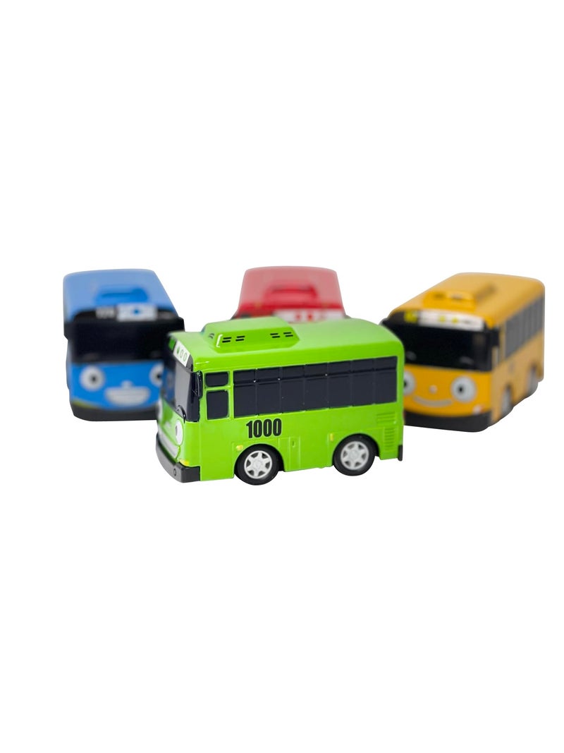 Tayo the Little Bus 120 Tayo Gani Lani Rogi - The Little Bus Tayo Special Metal Vehicles Set 4pcs - Image 5
