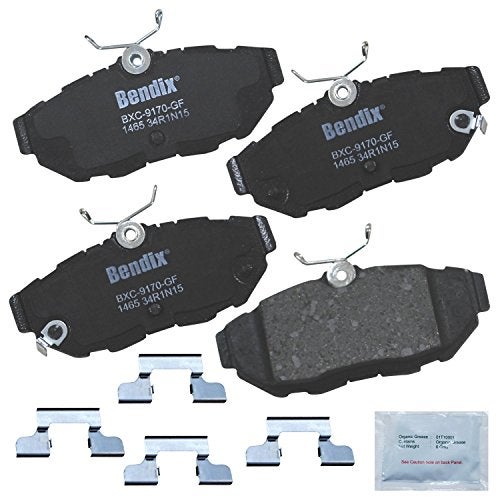 Bendix Priority1 CFC1465 Ceramic Rear Brake Pads for Avanti Avanti 2007-2005, Ford Mustang 2014-2005 - Image 1