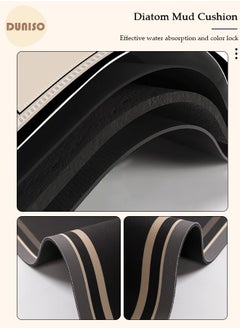 DUNISO Diatom Mud Kitchen Mat Set, Contemporary Style, Anti-Skidding Rubber Grip, Washable, Oil and Water resistant, Easy to clean Mats for Kitchen, Floor 40*60cm/40*120cm  - Image 3