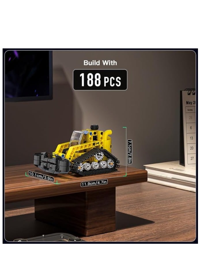 mould king 24015 Snow Groomer Truck Bulldozer Building Toys, Creative STEM Models Building Blocks Kit, Collectible Ideas Construction Toys Truck Model Snow Groomer for Kids 8+(188PCS)  - Image 2