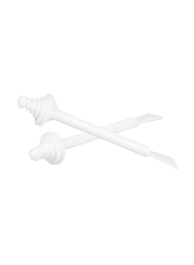 KOENWEENI 100 Packs Nose Wax Spatulas Small Waxing Applicator Sticks for Nostril Nasal Cleaning Ear Hairs Face Eyebrows Hair Removal 