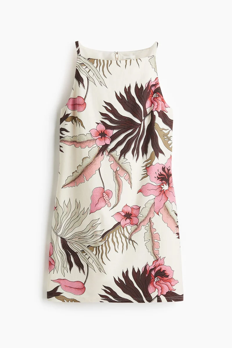 H&M Linen-blend strappy dress