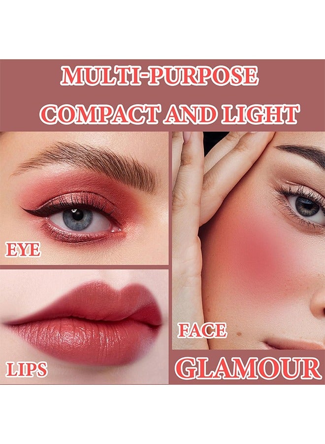 ماكس فاين عصا مكياج الوجه الاحترافية الناعمة ، الخدين والشفاه والعينين ، أحمر الخدود الكريمي 3 في 1 ، الترطيب والحساسية الاحتفاظ بالمكياج طويل الأمد ، عصا مكياج للنساء (وردي خوخي) - Image 4