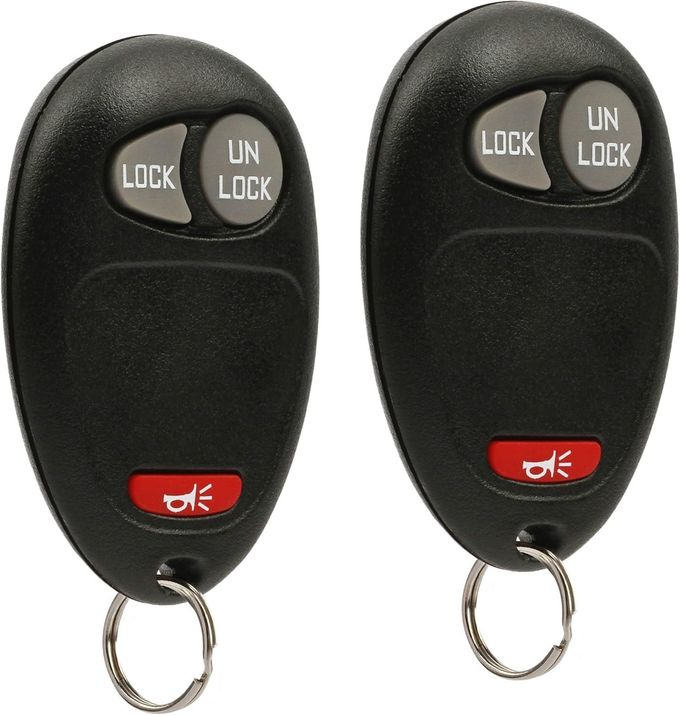 Key Fob Keyless Entry Remote fits Chevy Colorado Venture GMC Canyon Hummer H3 H3T Isuzu i280 i290 i350 i370 Oldsmobile Silhouette Pontiac Montana (L2C0007T), Set of 2