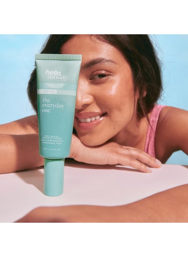 Hello Sunday The Everyday One Non-Nomodogenic Mineral Face Moisturiser SPF 50 70ml - Image 4