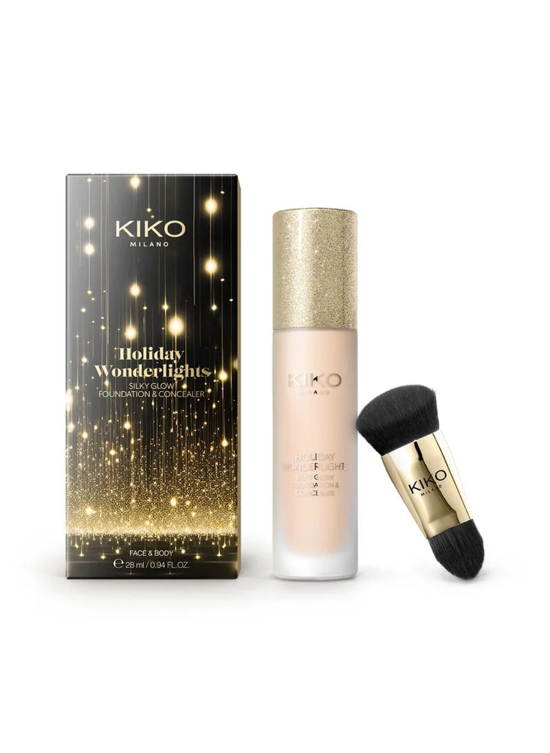 KIKO MILANO Holiday Wonderlights Silky Glow Foundation & Concealer