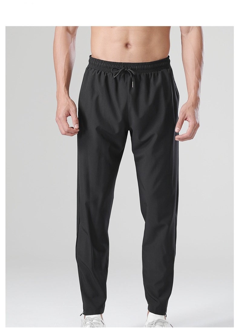 Loquat Men's Summer Basketball Running Loose Breathable Quick Dry Casual Pants Sweatpants  - Image 2