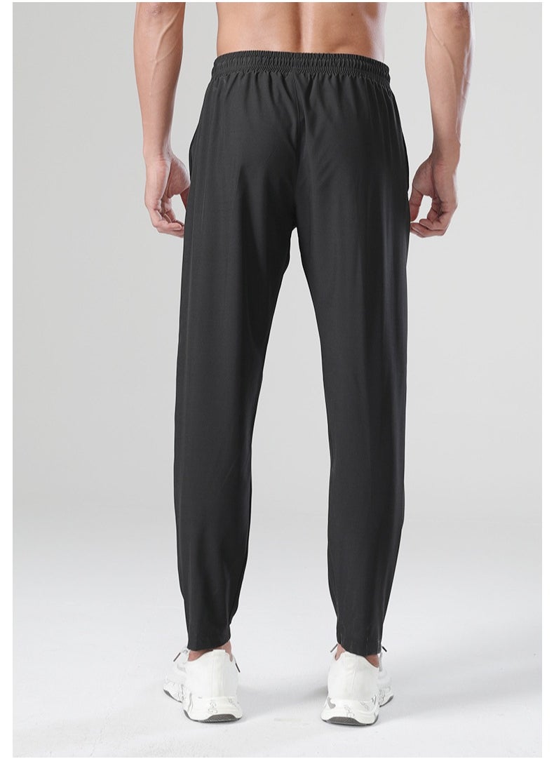 Loquat Men's Summer Basketball Running Loose Breathable Quick Dry Casual Pants Sweatpants  - Image 3