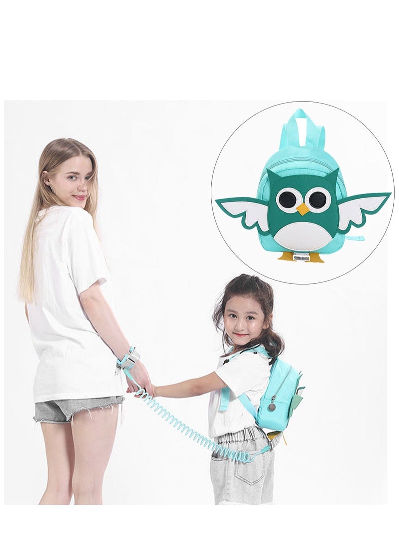 Adorable Owl-Shaped Safety Backpack for Kids with Adjustable Wrist Leash - Anti-Lost Harness for Secure Adventures  - Image 2