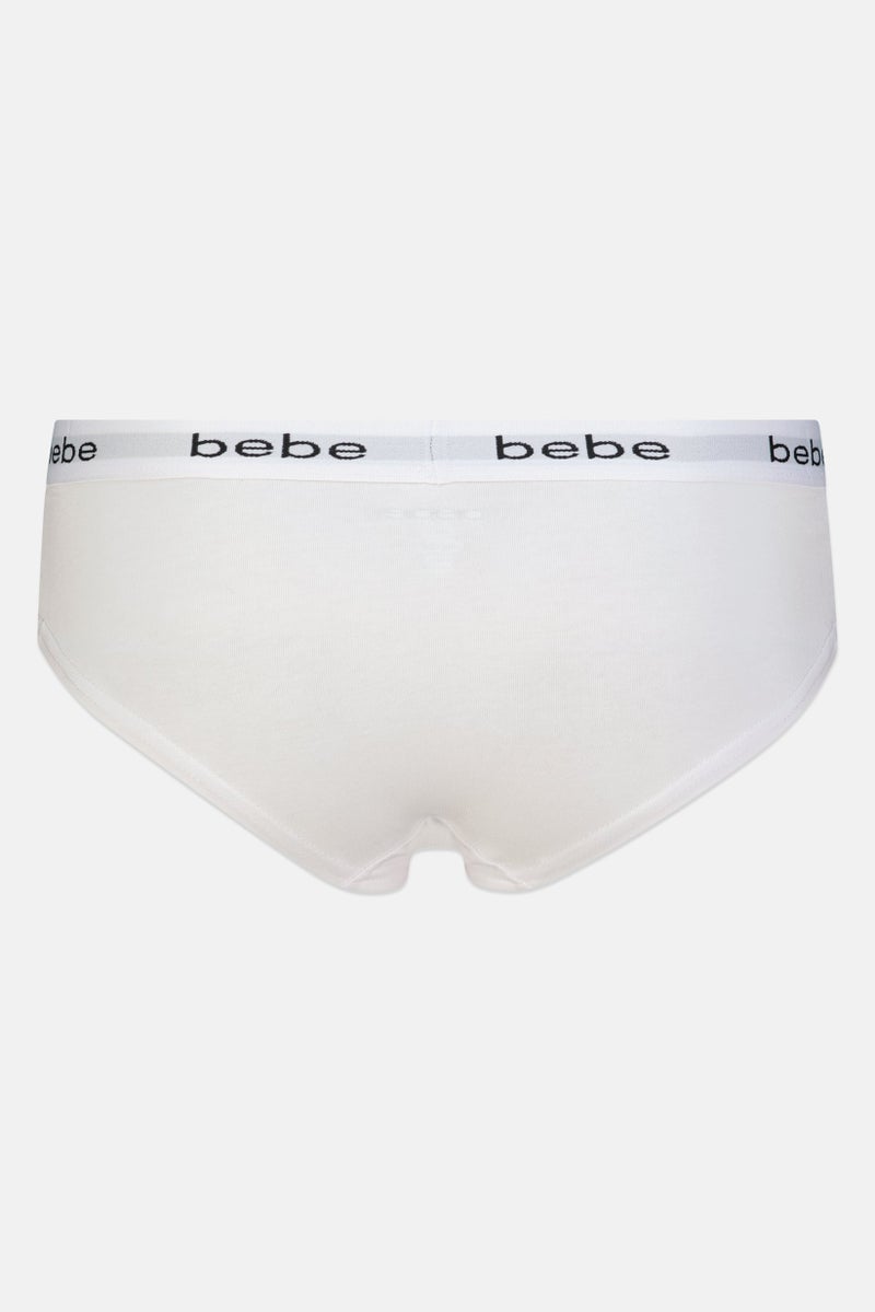 bebe Women 3Pcs Brand Logo Bikini Panties, Multicolor - Image 3