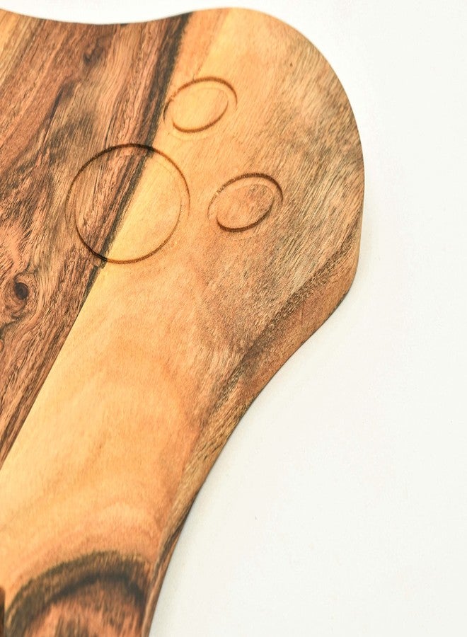 Affinity Decor Halloween Ghost Shaped Wood Cutting Board for Kitchen, Charcuterie Platter for Cheese, Halloween Serving Boards Gift (Ghost Board- L x W 14 x 10 Inch) - Image 2