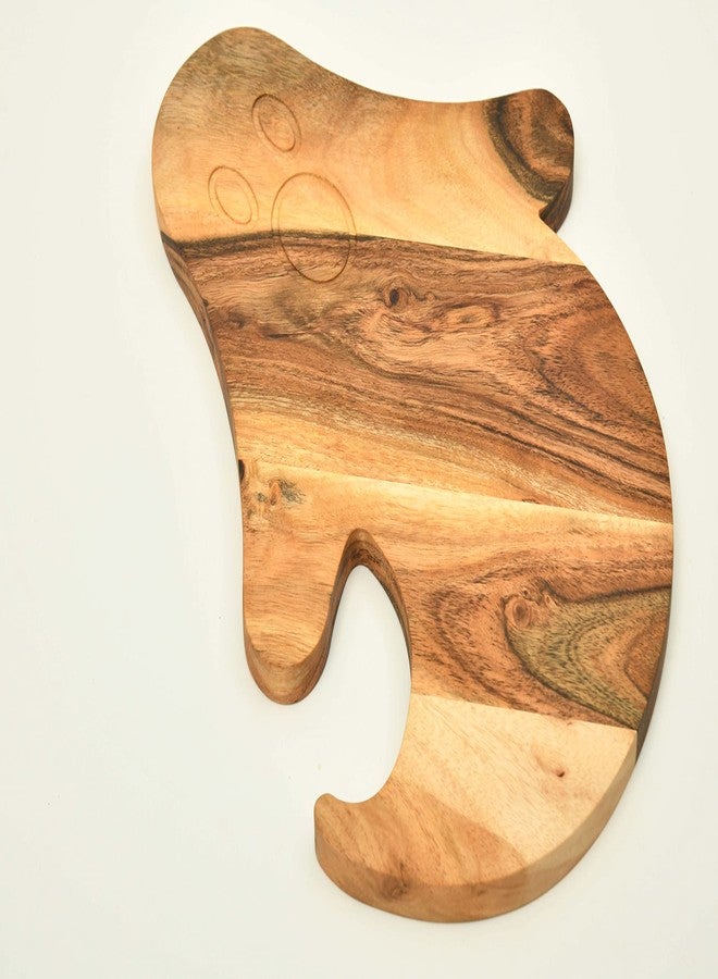 Affinity Decor Halloween Ghost Shaped Wood Cutting Board for Kitchen, Charcuterie Platter for Cheese, Halloween Serving Boards Gift (Ghost Board- L x W 14 x 10 Inch) - Image 3