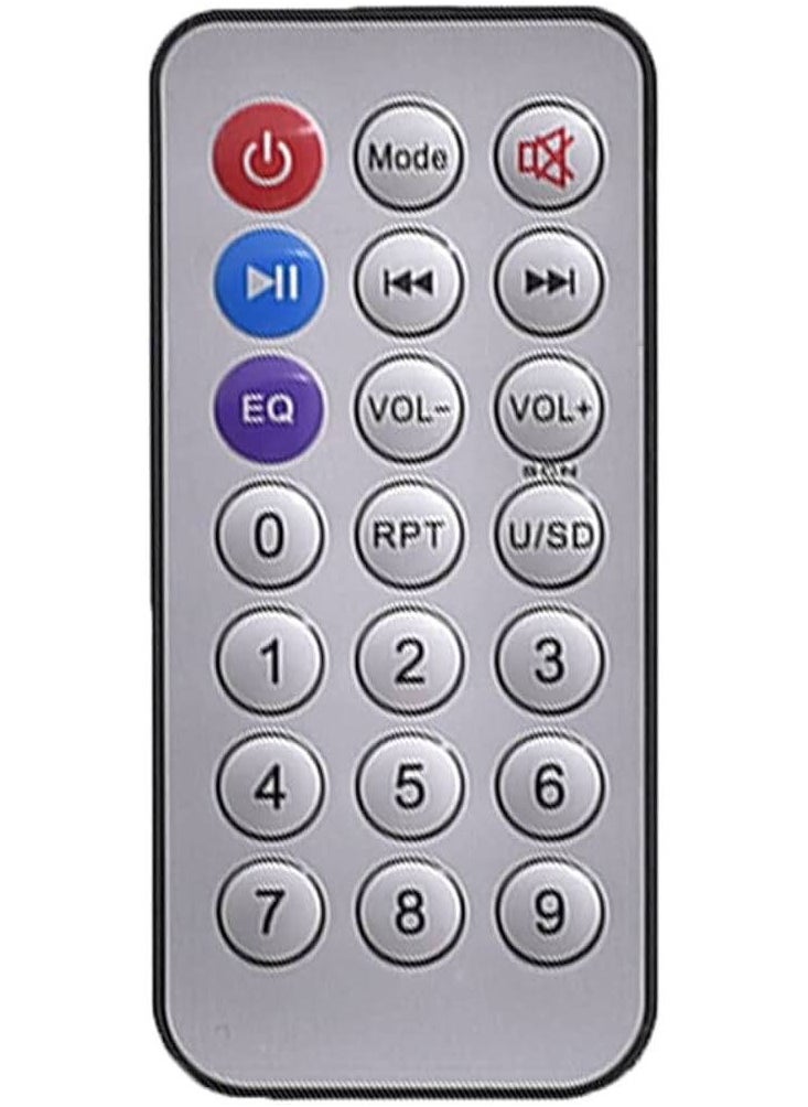 توينز - صب مكبر صوت 4 بوصة مع ريموت تحكم يحتوي على منفذ يو اس بي وكارت ذاكرة وبلوتوث ومدخل صوت ومدخل للتوصيل بالكمبيوتر باللون الاحمر - Image 1