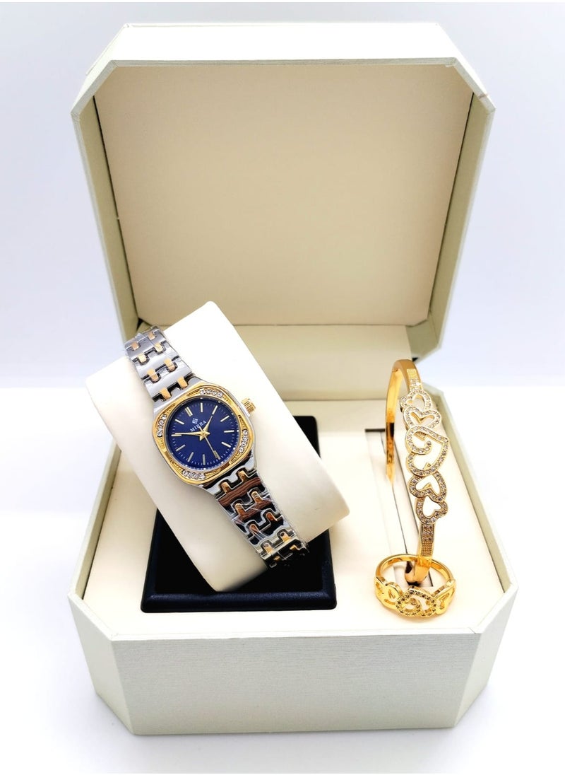 Women's watch set consisting of a watch, bracelet and ring - pzsku/ZEDE8A8E29155B967BAD1Z/45/_/1728576297/27059d46-8fbf-46a4-80c5-a06fe931ca9d