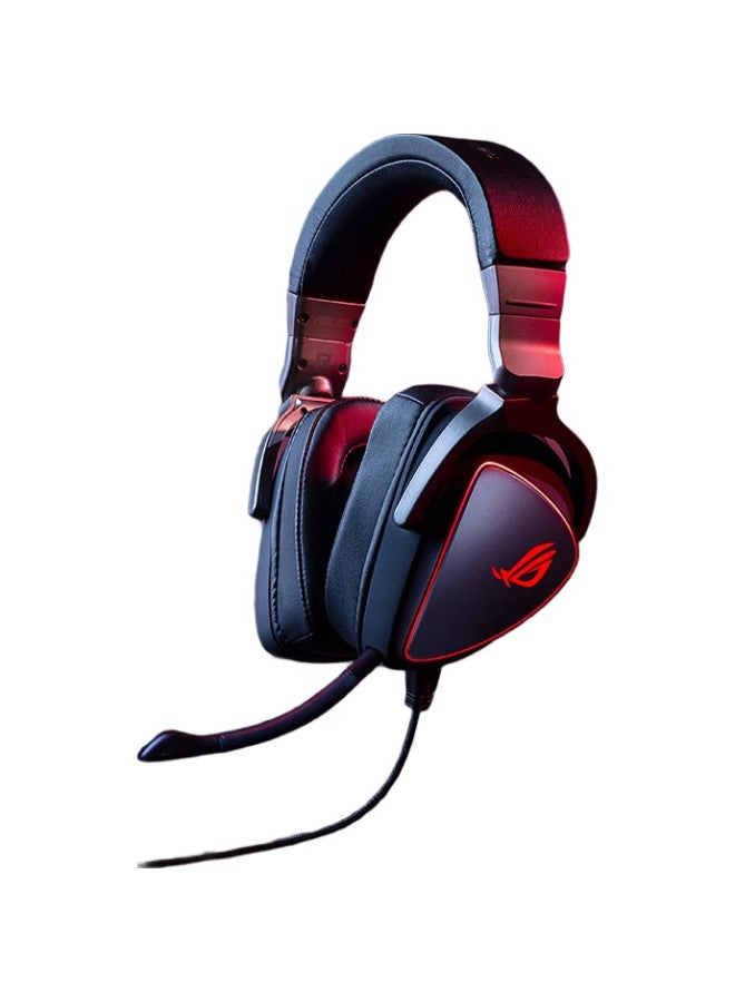 Rog Prism Elite Edition Gaming Headset, Over-Ear Headphones, 7.1 Surround Sound, Type-C Interface, Switch Headset, Detachable Microphone, Compatible With Triangular Action