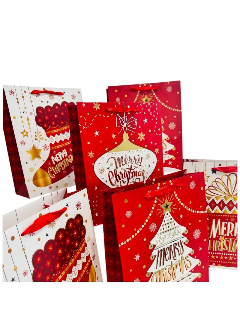 Doodle Kiddo 6 Piece Merry Christmas Gift Bags - Image 2