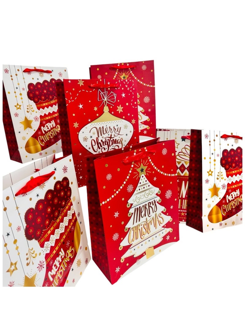 Doodle Kiddo 6 Piece Merry Christmas Gift Bags - Image 3