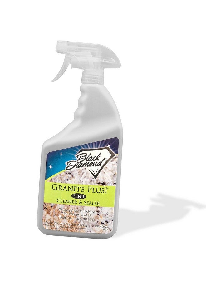 Black Diamond Stoneworks GRANITE PLUS! 2 in 1 Cleaner & Sealer for Granite, Marble, Travertine, Limestone, Ready to Use! 32 Fl Oz - Image 1