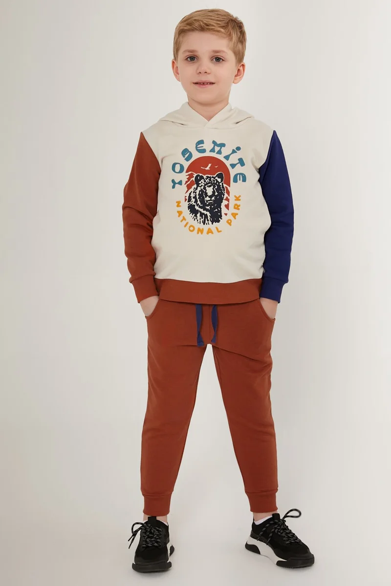روليبولي Nationals Park White Boys Tracksuit Set