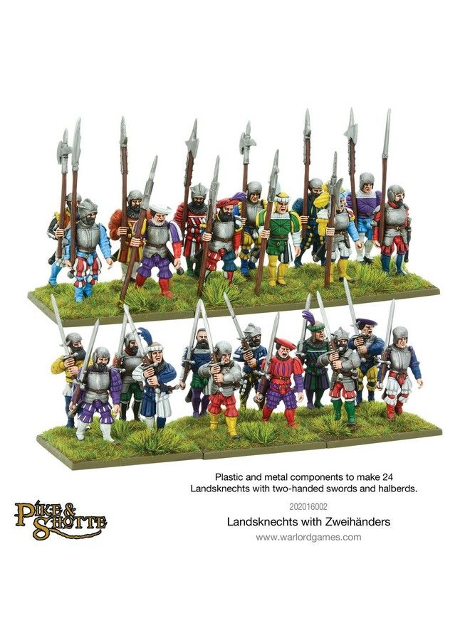 WARLORD GAMES Pike And Shotthe Landsknechts With Zweihanders Wargaming Miniatures É - Image 4