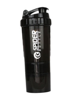 SPIDER Protein Shaker Bottle with Blender Cup for Protein Mixes 500ml Mixer Bottle for Gym Outdoor Pre-Workout and Travel  - Image 1