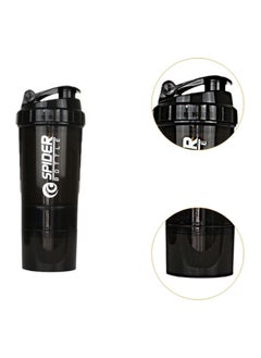 SPIDER Protein Shaker Bottle with Blender Cup for Protein Mixes 500ml Mixer Bottle for Gym Outdoor Pre-Workout and Travel  - Image 2