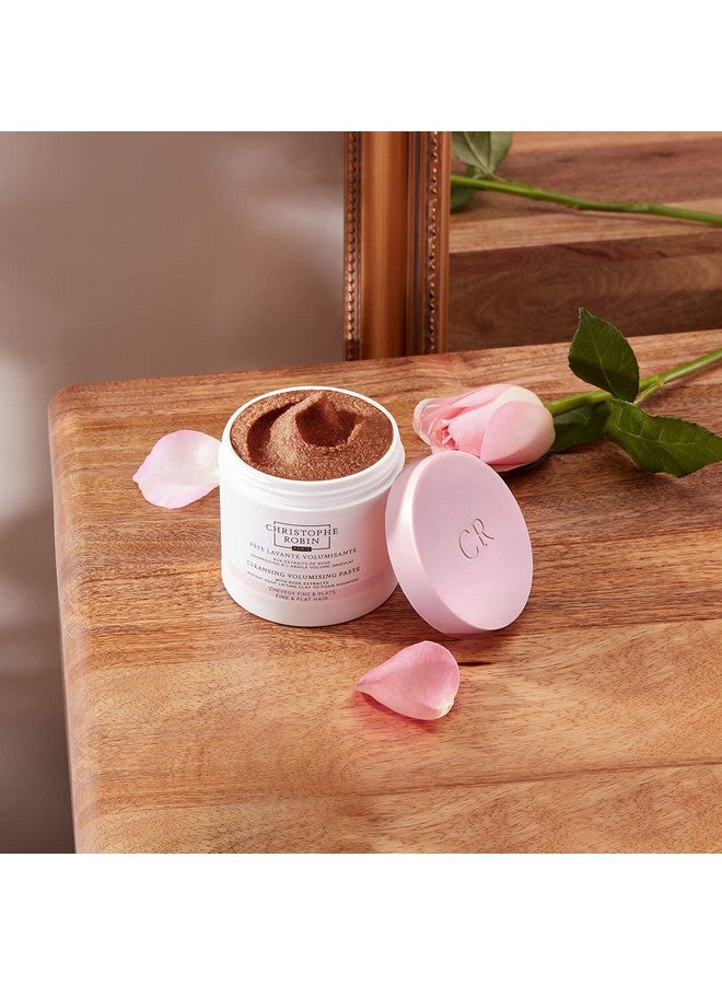Christophe Robin Cleansing Volumizing Paste Shampoo With Rassoul Clay Rose Extracts Unisex Paste For Fine Thin And Flat Hair Travel Size 2.5 Fl. Oz - Image 3
