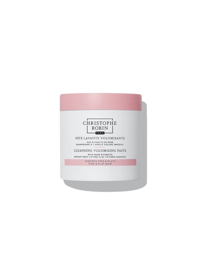 Christophe Robin Cleansing Volumizing Paste Shampoo With Rassoul Clay Rose Extracts Unisex Paste For Fine Thin And Flat Hair Travel Size 2.5 Fl. Oz - Image 2