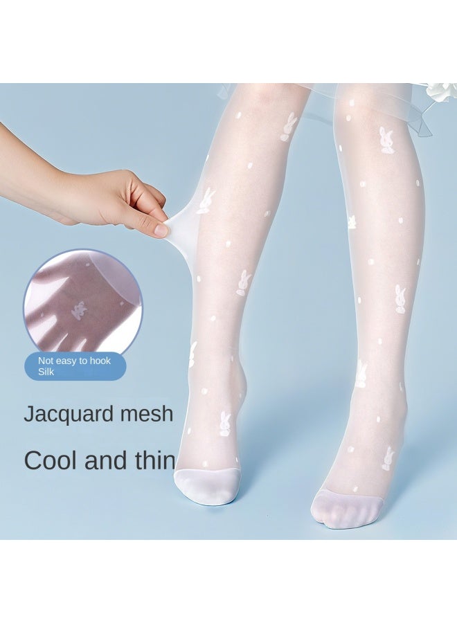 DEESHA Ultra-thin Cool Dance Socks 2-pack 
breathable Mesh Dance Tights For Summer 
class A Student Pantyhose - Image 2