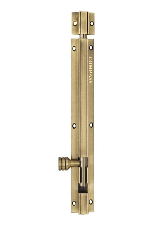 COMPASS Pack of 10 | 12"12MM Aluminium Tower Bolt | Antique Finish | Home and Offices Doors and Windows Tower Bolt | Royal - Image 2