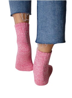 Prickly Pear Pack of 2 Pink And Green Boot Socks, Womens, One Size Fits Most  - Image 4